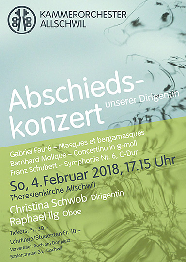 Kammerorchester Allschwil - Abschiedskonzert